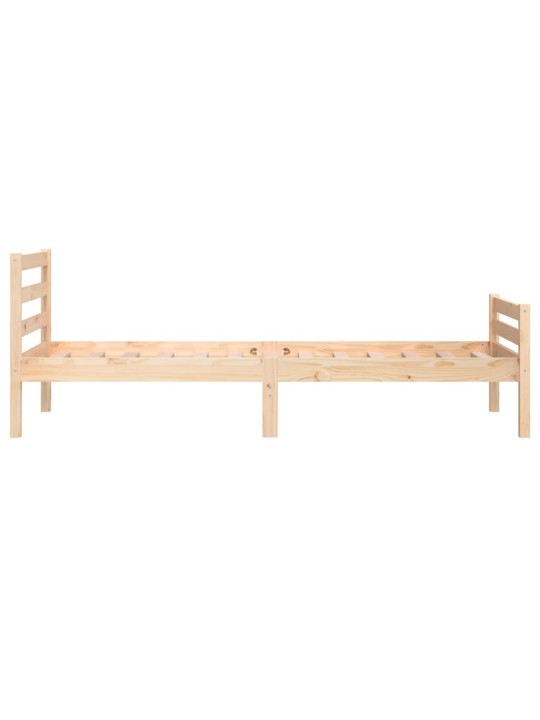 Rám postele masivní dřevo 90 x 200 cm