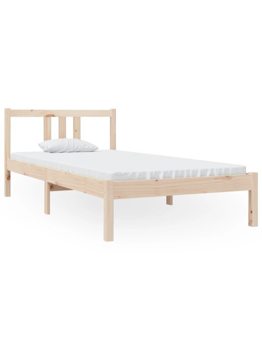 Rám postele masivní dřevo 90 x 190 cm single