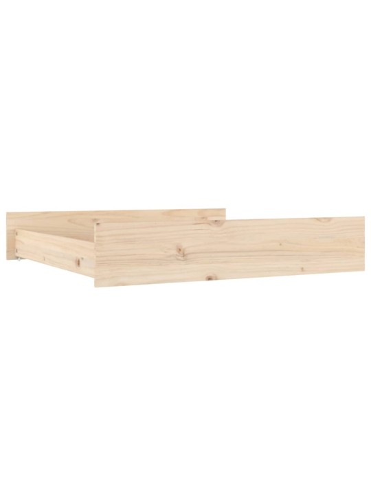 Zásuvky pod postel 2 ks masivní borové dřevo