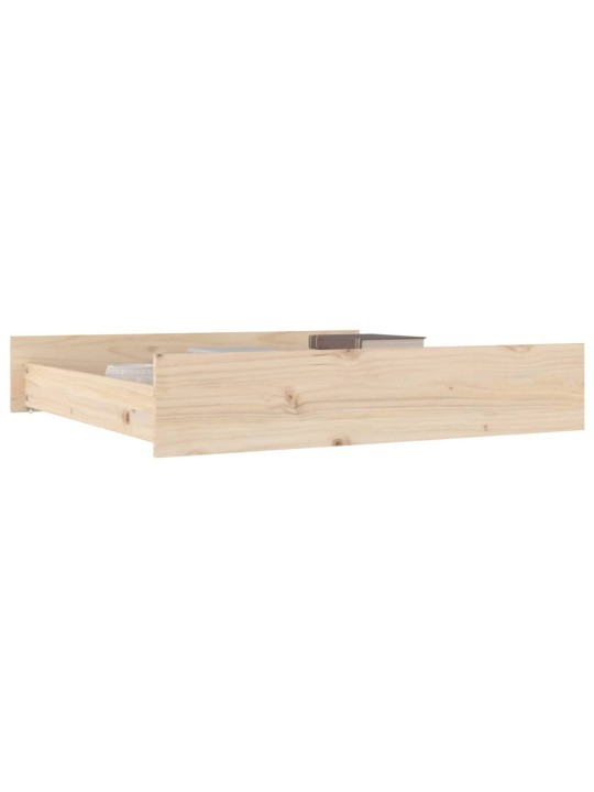 Zásuvky pod postel 2 ks masivní borové dřevo