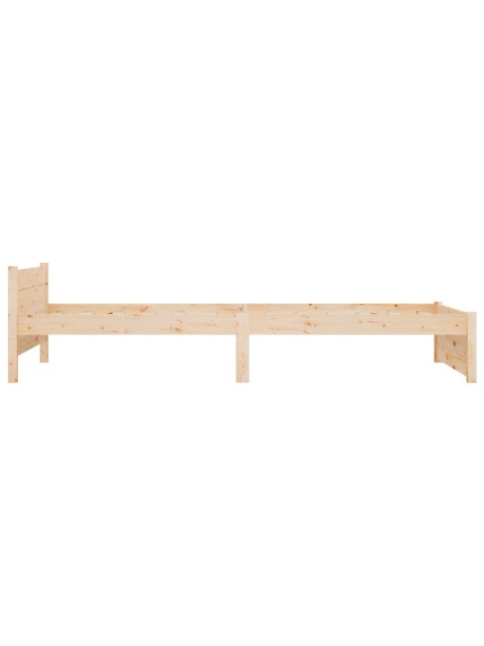 Rám postele masivní dřevo 90 x 190 cm Single