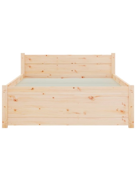 Rám postele masivní dřevo 90 x 200 cm