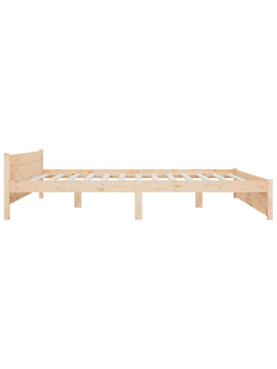 Rám postele masivní dřevo 180 x 200 cm Super King Size