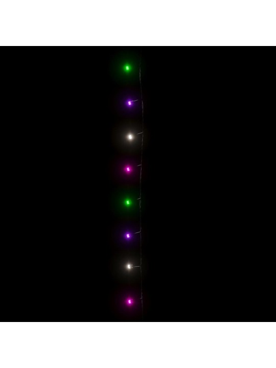 Světelný LED řetěz se 150 LED diodami pastelový barevný 15m PVC