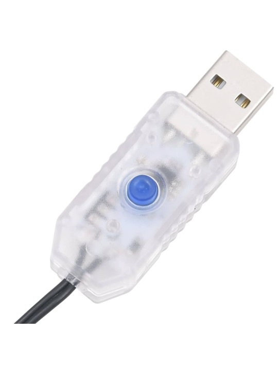 Světelný LED řetěz se 150 LED diodami pastelový barevný 15m PVC