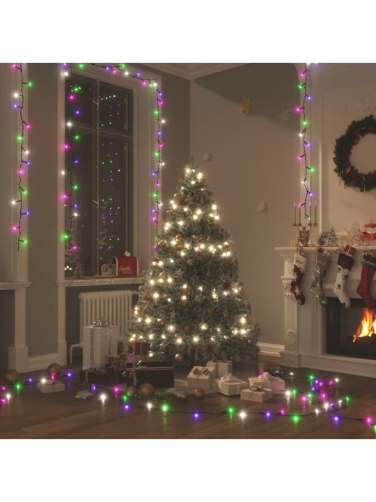 Světelný LED řetěz 1 000 LED diod pastelový barevný 100 m PVC