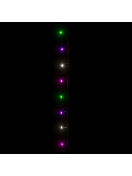 Světelný LED řetěz 2 000 LED diod pastelový barevný 200 m PVC