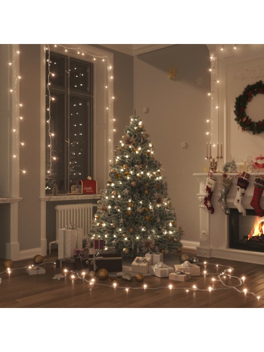 Světelný LED řetěz se 150 LED diodami teplý bílý 15 m PVC