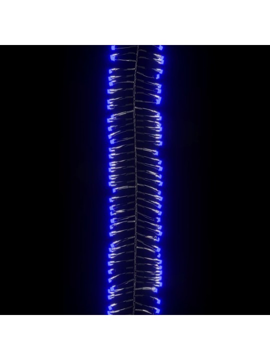 Světelný LED řetěz trs s 1 000 LED diodami modrý 11 m PVC