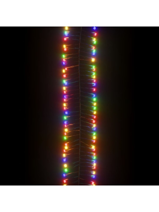 Světelný LED řetěz trs s 1 000 LED diodami vícebarevný 11 m PVC