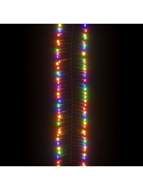 Světelný led řetěz trs se 3000 led diodami vícebarevný 23 m pvc