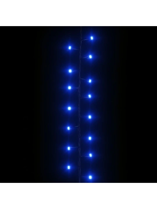 Kompaktní LED řetěz s 1 000 LED diodami modrý 25 m PVC