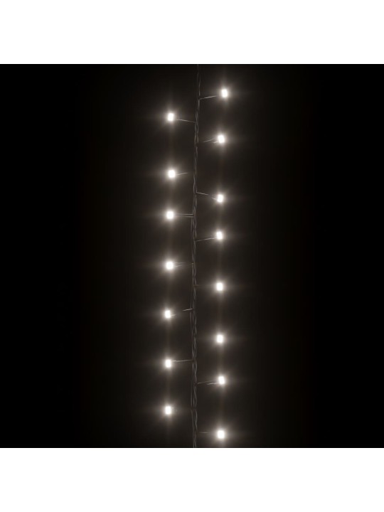 Kompaktní LED řetěz se 2 000 LED diodami studený bílý 45 m PVC