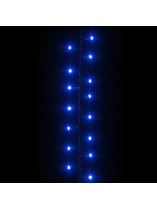 Kompaktní LED řetěz se 2 000 LED diodami modrý 45 m PVC