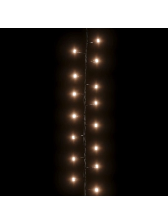 Kompaktní LED řetěz se 3 000 LED diod teplý bílý 65 m PVC