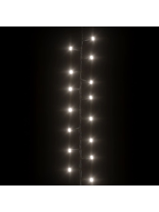 Kompaktní LED řetěz se 3 000 LED diodami studený bílý 65 m PVC