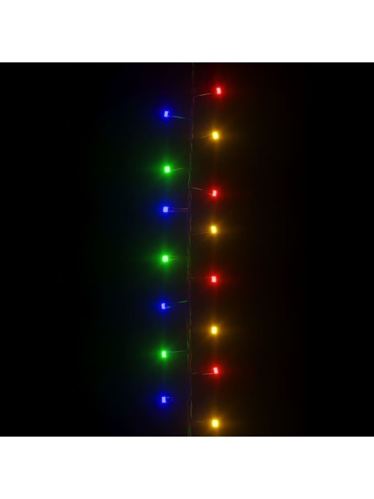 Světelný LED řetěz se 3 000 LED diodami vícebarevný 65 m PVC
