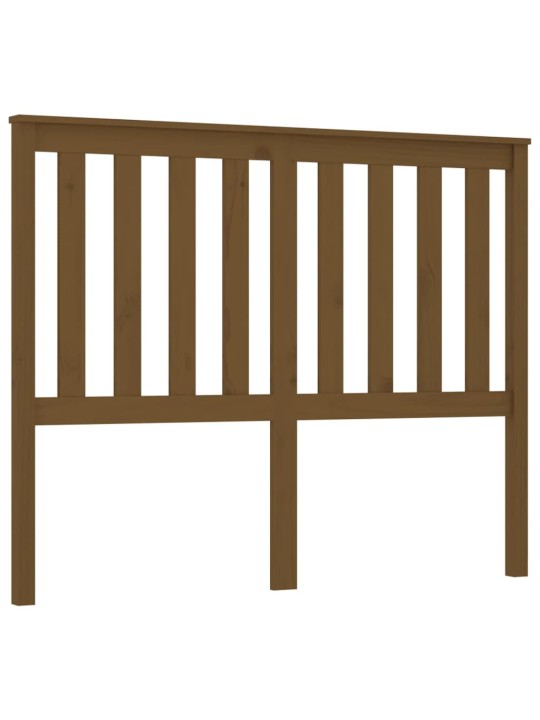 Čelo postele medově hnědé 146 x 6 x 101 cm masivní borovice