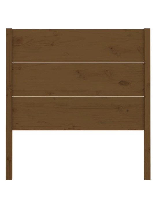 Čelo postele medově hnědé 81 x 4 x 100 cm masivní borovice