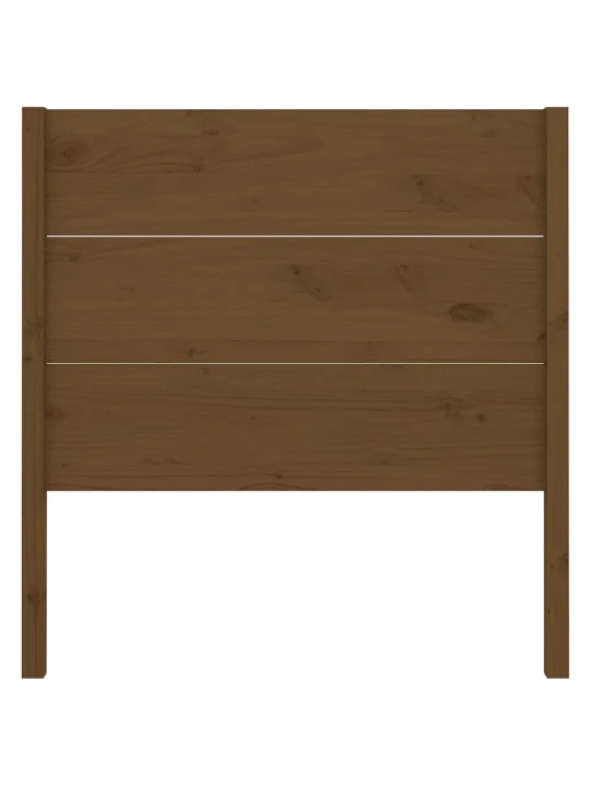 Čelo postele medově hnědé 96 x 4 x 100 cm masivní borovice