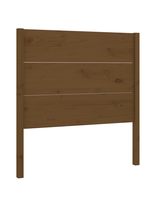 Čelo postele medově hnědé 106 x 4 x 100 cm masivní borovice