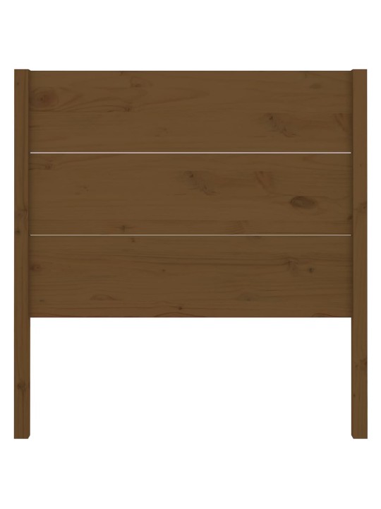 Čelo postele medově hnědé 106 x 4 x 100 cm masivní borovice