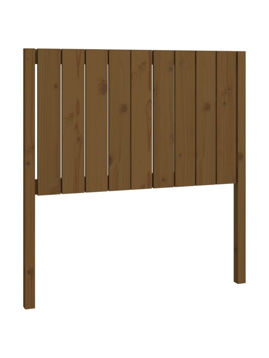 Čelo postele medově hnědé 95,5 x 4 x 100 cm masivní borovice