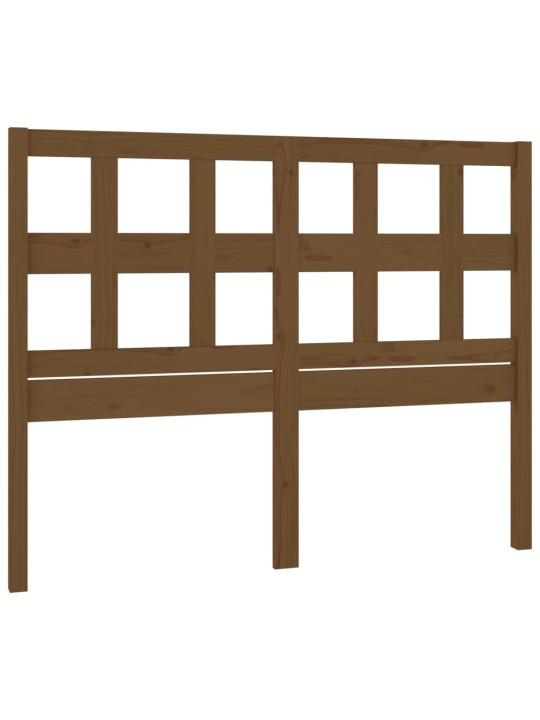 Čelo postele medově hnědé 205,5 x 4 x 100 cm masivní borovice