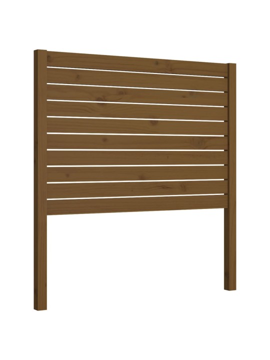 Čelo postele medově hnědé 96 x 4 x 100 cm masivní borovice