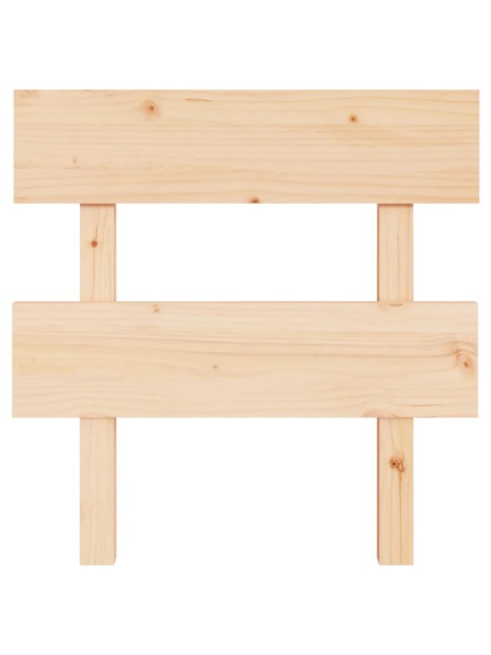 Čelo postele 78,5 x 3 x 81 cm masivní borovice
