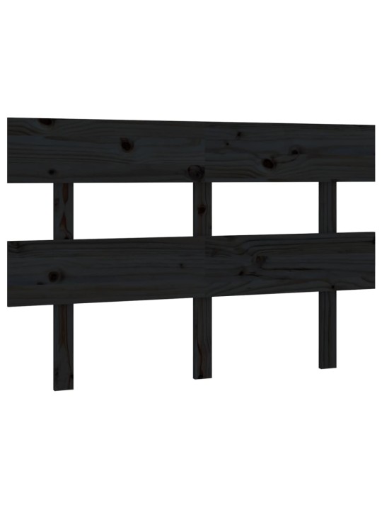 Čelo postele šedé 138 x 3 x 81 cm masivní borovice