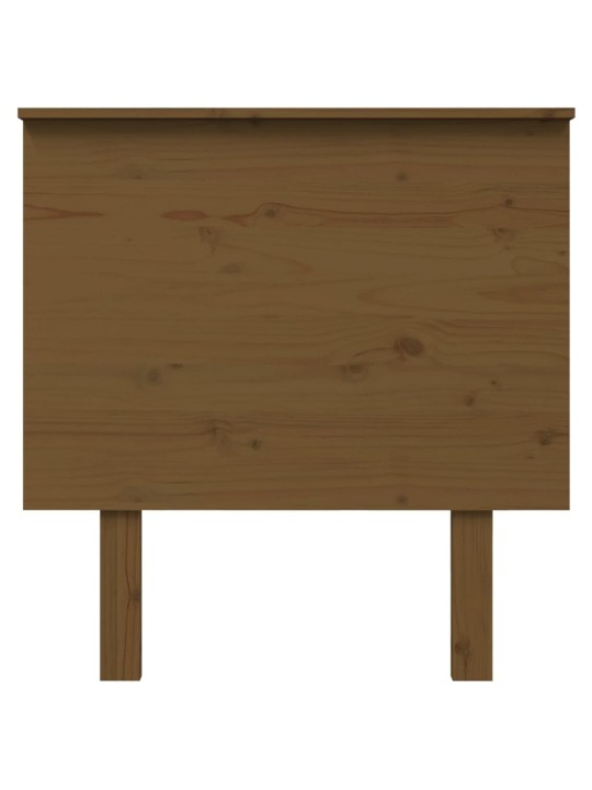 Čelo postele medově hnědé 79 x 6 x 82,5 cm masivní borovice