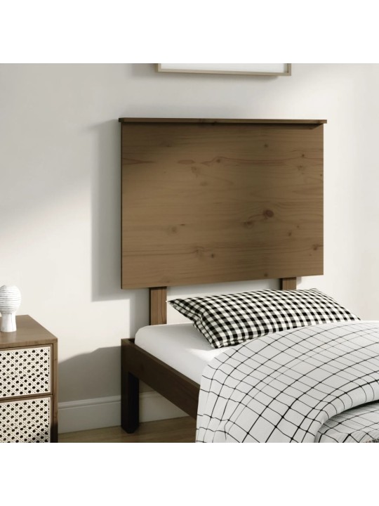 Čelo postele medově hnědé 79 x 6 x 82,5 cm masivní borovice