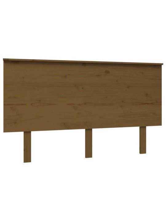 Čelo postele medově hnědé 139 x 6 x 82,5 cm masivní borovice