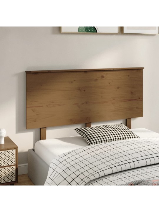 Čelo postele medově hnědé 139 x 6 x 82,5 cm masivní borovice