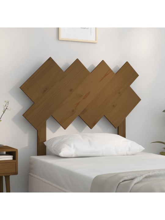 Čelo postele medově hnědé 92 x 3 x 81 cm masivní borovice