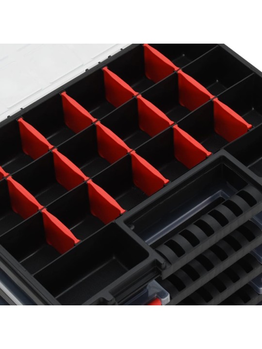 Organizéry na součástky 5 ks 34,5 x 25 x 5 cm polypropylen