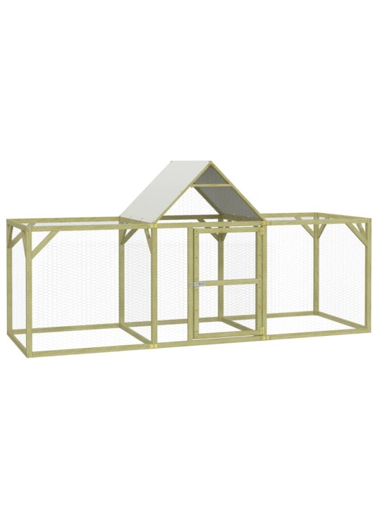 Kurník 300 x 100 x 150 cm impregnované masivní borové dřevo