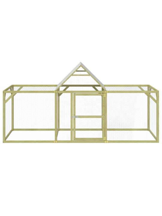 Kurník 300 x 100 x 150 cm impregnované masivní borové dřevo
