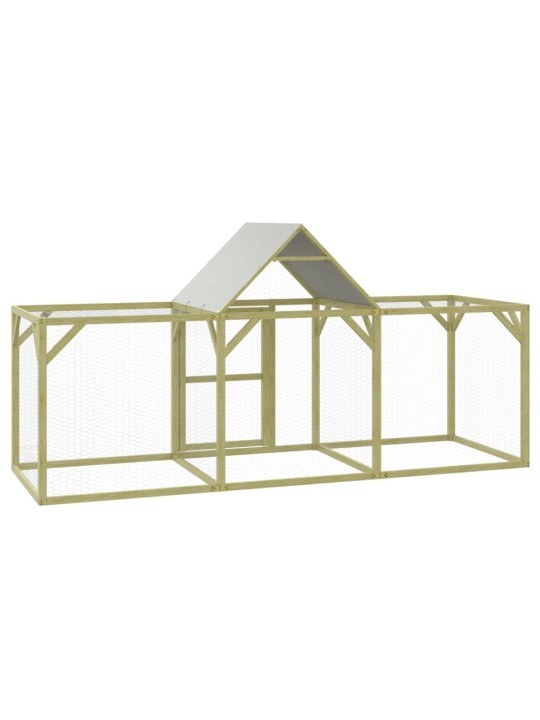 Kurník 300 x 100 x 150 cm impregnované masivní borové dřevo