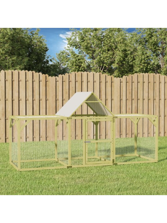 Kurník 300 x 100 x 150 cm impregnované masivní borové dřevo