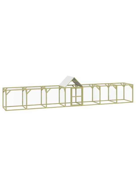 Kurník 700 x 100 x 150 cm impregnované masivní borové dřevo
