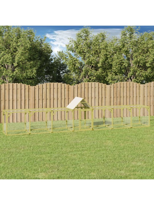 Kurník 700 x 100 x 150 cm impregnované masivní borové dřevo