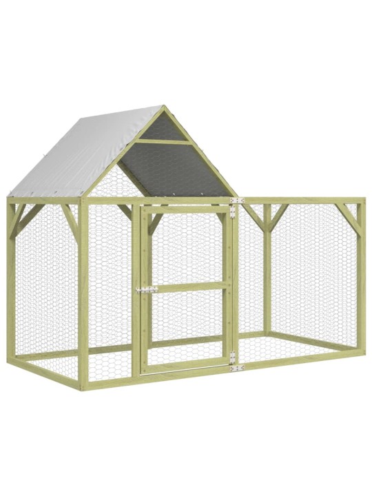 Kurník 200x100x150 cm impregnované masivní borové dřevo