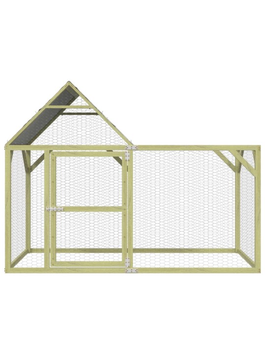 Kurník 200x100x150 cm impregnované masivní borové dřevo