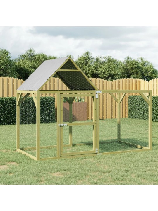 Kurník 200x100x150 cm impregnované masivní borové dřevo