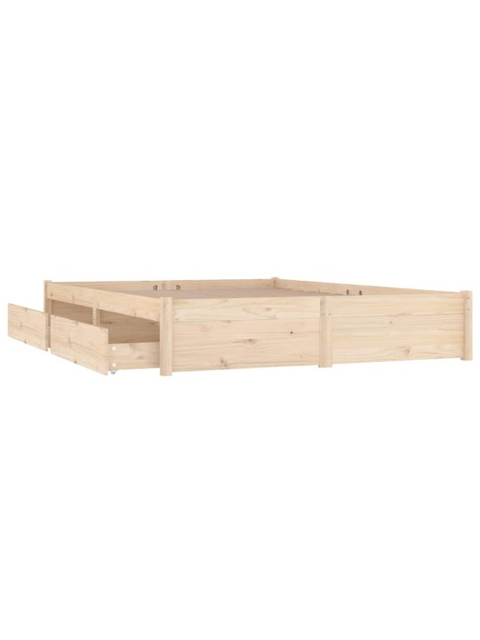 Rám postele se zásuvkami 150 x 200 cm King Size