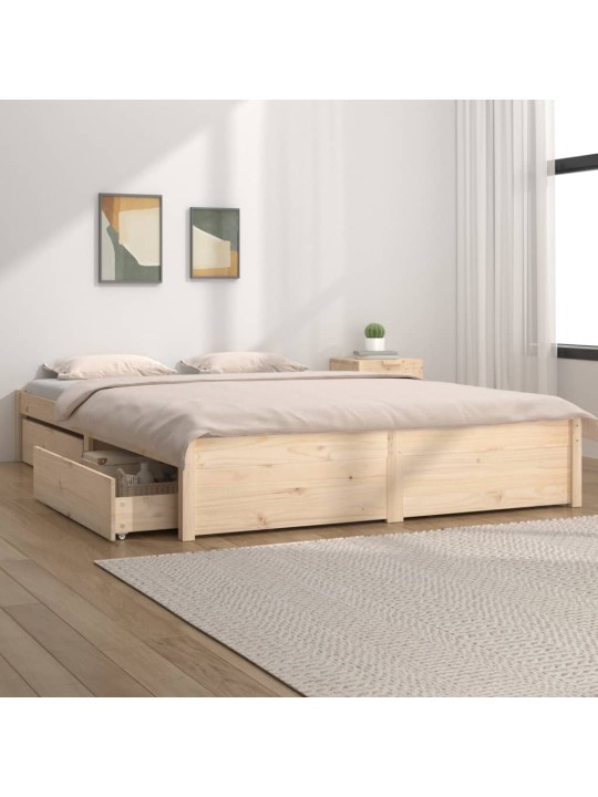 Rám postele se zásuvkami 150 x 200 cm King Size