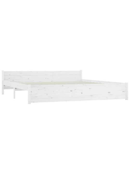 Rám postele se zásuvkami bílý 200 x 200 cm