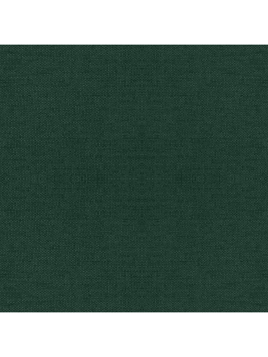 Otočné jídelní židle 2 ks tmavě zelené textil
